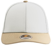 Zapped BlackHawk 5-Panel Medium Profile Snapback Baseball Caps OFF WHITE/KHAKI BILL Front
