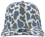 Zapped BlackHawk 5-Panel Medium Profile Snapback Baseball Caps BLUE OLD SCHOOL CAMO Front