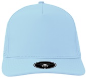 Zapped BlackHawk 5-Panel Medium Profile Snapback Baseball Caps COLOMBIA BLUE Front