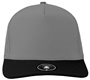 Zapped BlackHawk 5-Panel Medium Profile Snapback Baseball Caps GREY/BLACK BILL Front
