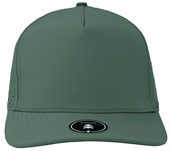 Zapped BlackHawk 5-Panel Medium Profile Snapback Baseball Caps STEEL GREEN Front