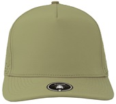 Zapped BlackHawk 5-Panel Medium Profile Snapback Baseball Caps LODEN Front
