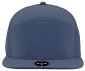 Zapped Osprey 7-Panel Flat-bill Medium Profile Snapback Baseball Caps LIGHT NAVY Front