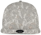 Zapped Osprey 7-Panel Flat-bill Medium Profile Snapback Baseball Caps TREE CAMO Front