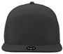 Zapped Osprey 7-Panel Flat-bill Medium Profile Snapback Baseball Caps GRAPHITE Front