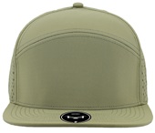 Zapped Osprey 7-Panel Flat-bill Medium Profile Snapback Baseball Caps LODEN Front