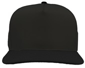 Zapped Patriot Canvas Medium Profile Snapback Baseball Caps BLACK Front
