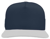 Zapped Patriot Canvas Medium Profile Snapback Baseball Caps NAVY/WHITE Front