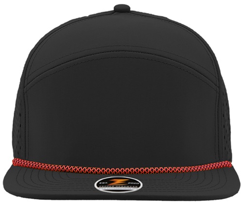 Zapped Osprey R+ 7-Panel Flat Bill Medium Profile Snapback Rope