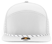 Zapped Osprey R+ 7-Panel Flat Bill Medium Profile Snapback Rope Baseball Caps OFF WHITE - TWISTED WHITE ROPE Front
