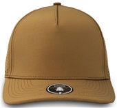 Zapped YOUTH Blackhawk Slightly Curved Snapback Baseball Caps CARAMEL Front