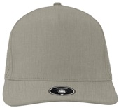 Zapped YOUTH Blackhawk Slightly Curved Snapback Baseball Caps HEATHER GREY Front