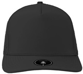Zapped YOUTH Blackhawk Slightly Curved Snapback Baseball Caps BLACK Front