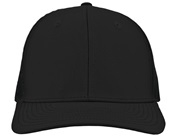 Zapped Warrior Curved Bill Medium Profile Trucker Snapback Hat BLACK Front