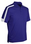Coach's Performance Polo Shirt 100% Polyester, Adult ROYAL/WHITE Pocket