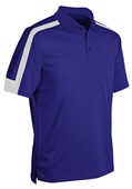 Coach's Performance Polo Shirt 100% Polyester, Adult ROYAL Medium ROYAL/WHITE Pocket