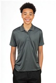 Uncommon Chef Kids Polyester Jersey Polo GREY Pocket