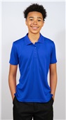 Uncommon Chef Kids Polyester Jersey Polo ROYAL Pocket