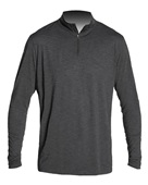 Anetik Men's Low Pro Quarter-Zip Pullover MVQTRL9 CHARCOAL HEATHERED Pocket