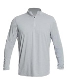 Anetik Men's Low Pro Quarter-Zip Pullover MVQTRL9 ALLOY HEATHERED Pocket