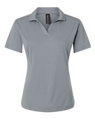 Allpro Women's Pro-Lock Performance Polo 41800L HEATHER STEEL Pocket