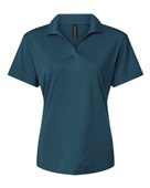 Allpro Women's Pro-Lock Performance Polo 41800L ATLANTIC BLUE Pocket