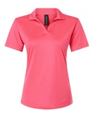 Allpro Women's Pro-Lock Performance Polo 41800L BRIGHT PINK Pocket