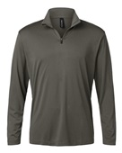 Allpro Men's Pro-Lock Performance Quarter-Zip Pullover 41870 CHARCOAL Pocket
