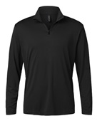 Allpro Men's Pro-Lock Performance Quarter-Zip Pullover 41870 BLACK Pocket