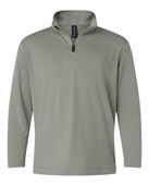 Allpro Youth Pro-Lock Performance Quarter-Zip Pullover 41870Y GREYSTONE Pocket