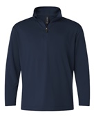 Allpro Youth Pro-Lock Performance Quarter-Zip Pullover 41870Y NAVY Pocket