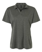 Allpro Women's Pro-Lock Performance Mlange Polo 4HM00L CHARCOAL MELANGE Pocket