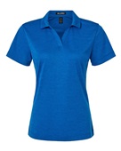 Allpro Women's Pro-Lock Performance Mlange Polo 4HM00L ROYAL MELANGE Pocket