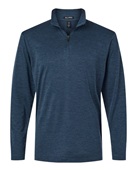 Allpro Men's Pro-Lock Performance Mlange Quarter-Zip Pullover 4HM700 NAVY MELANGE Pocket