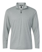 Allpro Men's Pro-Lock Performance Mlange Quarter-Zip Pullover 4HM700 SILVER MELANGE Pocket