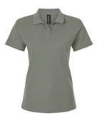 Allpro Women's Pique Polo 62800L GREYSTONE Pocket