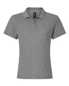 Allpro Women's Pique Polo 62800L HEATHER GRANITE Pocket