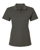 Allpro Women's Pique Polo 62800L CHARCOAL Pocket