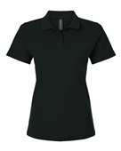 Allpro Women's Pique Polo 62800L BLACK Pocket