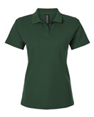 Allpro Women's Pique Polo 62800L Forest Green Pocket