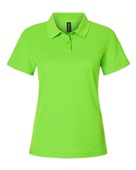 Allpro Women's Pique Polo 62800L LIME Pocket