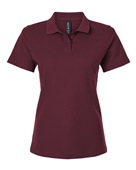 Allpro Women's Pique Polo 62800L MAROON Pocket