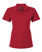 Allpro Women's Pique Polo 62800L RED Pocket