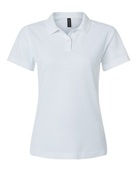 Allpro Women's Pique Polo 62800L WHITE Pocket