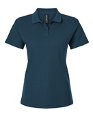 Allpro Women's Pique Polo 62800L ATLANTIC BLUE Pocket