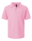 Allpro Youth Pique Polo 62800Y LIGHT PINK Pocket