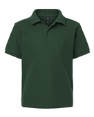 Allpro Youth Pique Polo 62800Y Forest Green Pocket
