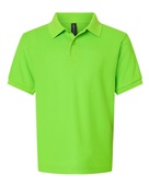 Allpro Youth Pique Polo 62800Y LIME Pocket