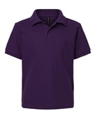 Allpro Youth Pique Polo 62800Y PURPLE Pocket
