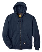 Berne Apparel Men's Heritage Thermal Lined Hooded Sweatshirt SZ101 NAVY Pocket